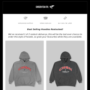 Hoodies Back In Stock - Get Yours Before They're Gone! 🚨