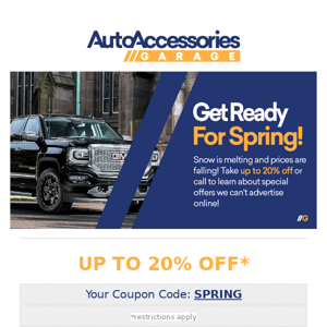 Spring Into Savings!