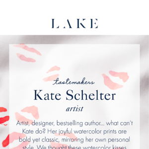 Tastemakers: Artist Kate Schelter