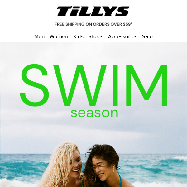 💦 In the Swim of Things - TILLYS Email Archive