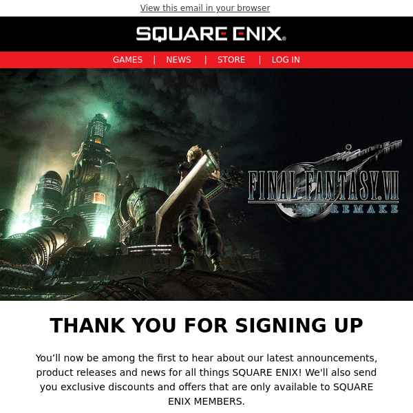 Welcome to SQUARE ENIX! - Square Enix
