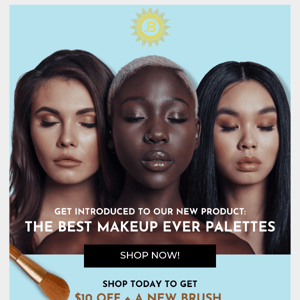 The wait is over 🥳 Introducing the Best Makeup Ever Palette.