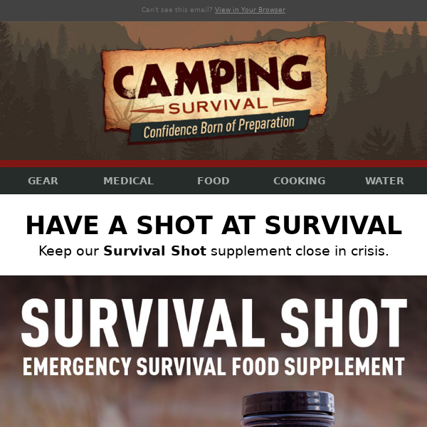 Have a Shot at Survival