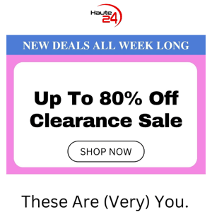 Confirmed: Clearance Steals Are Here 💥