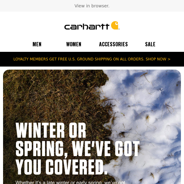 Celebrate Groundhog Day with Carhartt