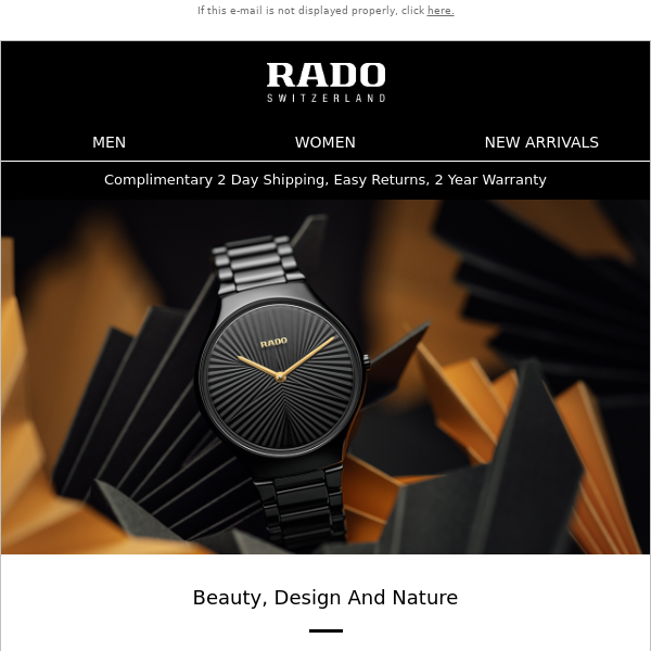 Rado x Great Gardens Of The World New Collection