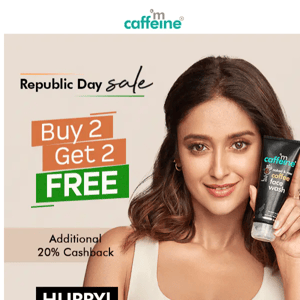 Republic Day Sale: Buy 2 Get 2 FREE🤩