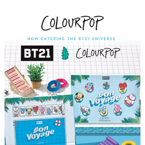 NOW LAUNCHING: BT21 with ColourPop 🪐