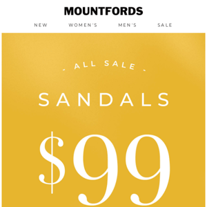 💥 All Sale Sandals $99 & Under 💥
