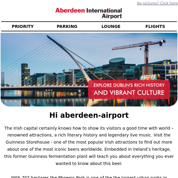 Explore Dublin's Rich History and Vibrant Culture Aberdeen Airport ☘️