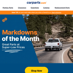 MARCH MARKDOWNS: Exclusive Savings for 2004 Pontiac Aztek Owners