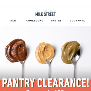 Pantry Clearance! Save up to 60%