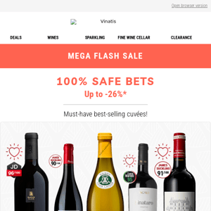 Mega Flash Sale: 100% SAFE BETS!