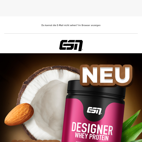 Ab sofort jedes 4. Produkt GRATIS 😲 NEU: Designer Whey Almond Coconut 🥥