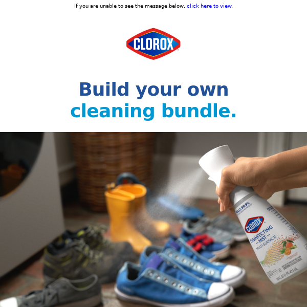 Stock up and save with Clorox bundles.