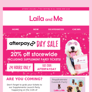 Afterpay SALE is Live! 💸 Last chance! 24 hours to go!