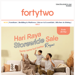 🌙 Hari Raya Storewide Sale Starts Now!