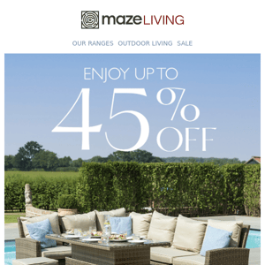 👀 Maze Living January Early Bird Sale Now On - Save up to 45%