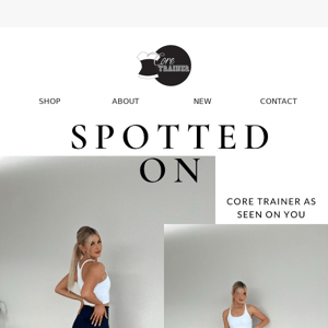 🔥 SPOTTED - AS SEEN ON YOU 🔥