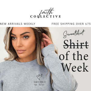 New release: Sweatshirt of the Week