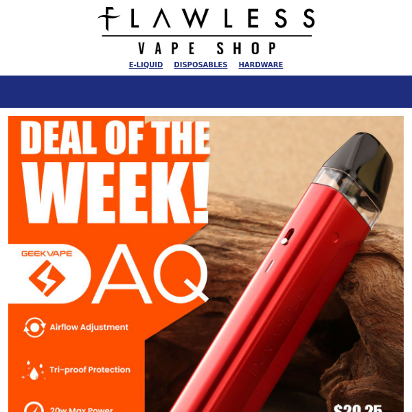 Deal of the Week: Geekvape AQ Kit 🚨