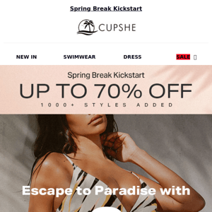 🎉 Sizzle for Spring Break & Save!