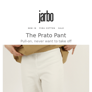 The Prato Pant: New easy pull-on