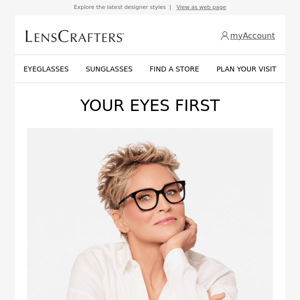 Your Eyes First Featuring Sharon Stone.