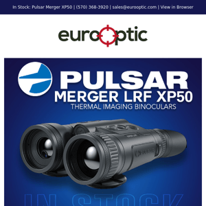 IN STOCK: Pulsar Merger XP50 Thermal Range-Finding Binoculars