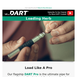 DART Pro Best Practices: Load Your Herb