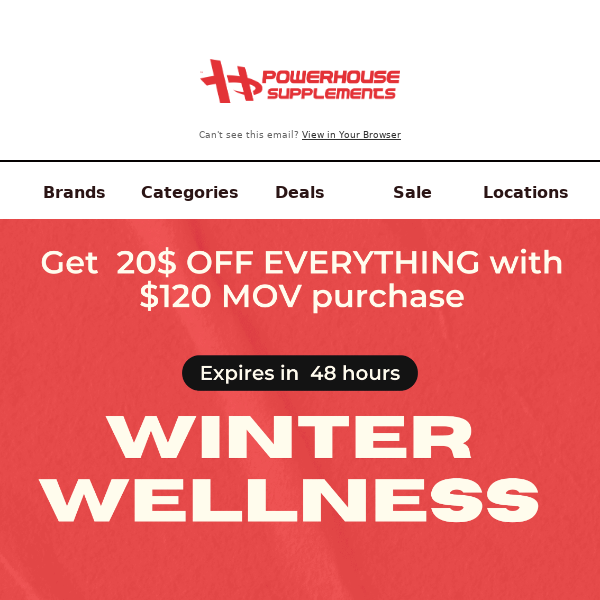📣 Redeem Your $20 Winter Wellness Boost Discount Today!🎁