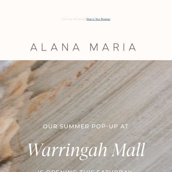 We’re opening at Warringah Mall 🤍