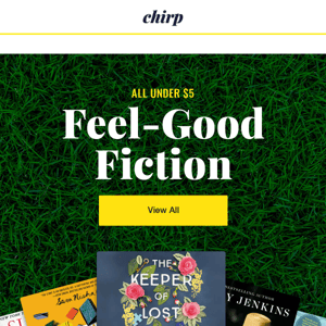 Our favorite feel-good fiction deals