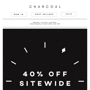 40% OFF EVERYTHING | 4 HOURS ONLY ⚡️