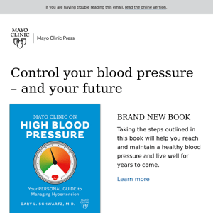 Lower your blood pressure and improve your health