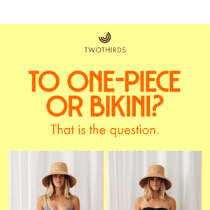 New Swimwear: To One-Piece or Bikini?