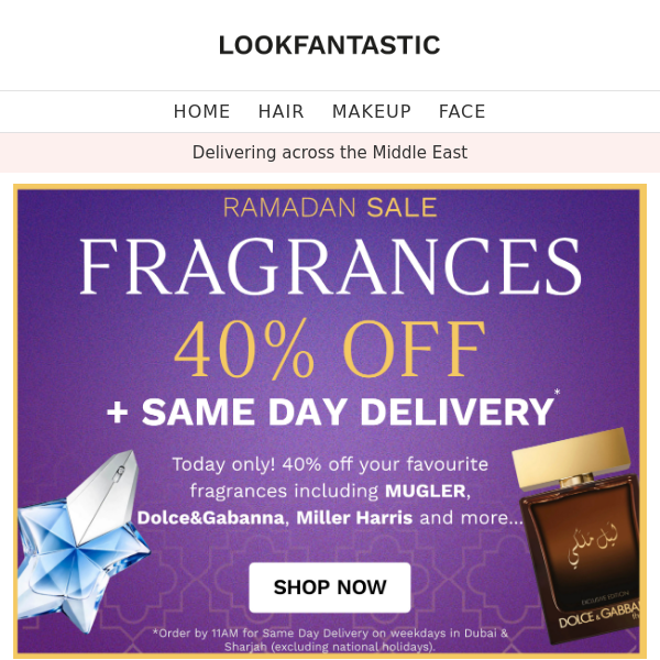 Fragrances Flash 🔥 40% Off EVERYTHING