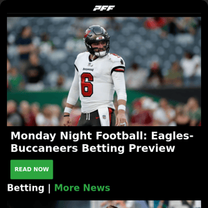 MNF Betting Preview, Waiver Wire Targets, ’24 Draft Watchlist