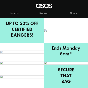 Up to 50% off certified bangers 🕺