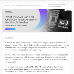 What can the 2023 banking crisis teach AR leaders?