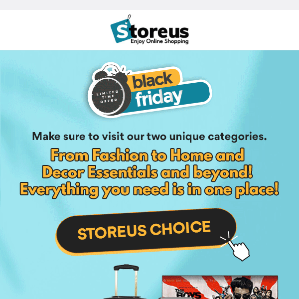 Visit StoreUs Essentials & StoreUs Choice Categories! 🌟