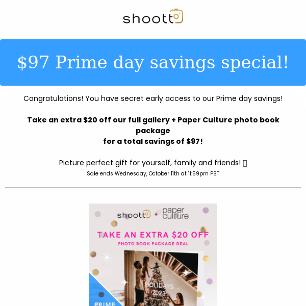 SECRET EARLY ACCESS: $97 Prime Day Savings!