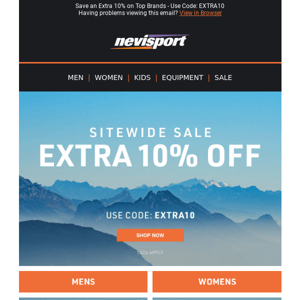 Extra 10% off Sitewide