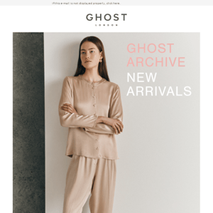 Timeless pieces from GHOST ARCHIVE