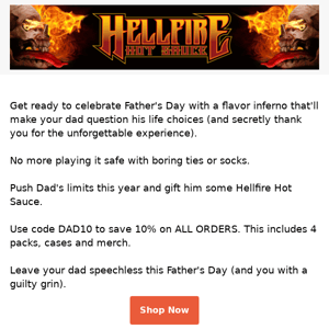 Hellfire Father's Day Sale!