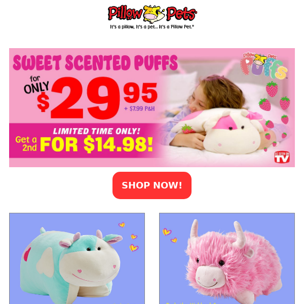 NEW! Sweet Scented PUFFS! 😍 Now ONLY $29.95!