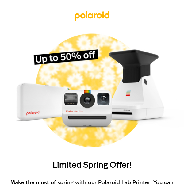 We’ve got a spring special - Enjoy up to 50% off 🌱🌷