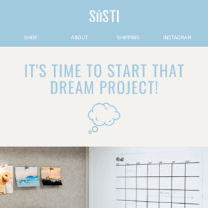 Start that dream project! 🎉