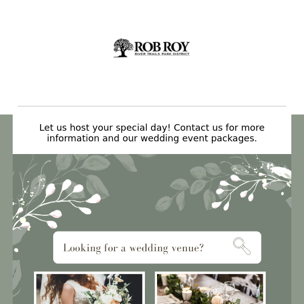 Let us host your wedding!