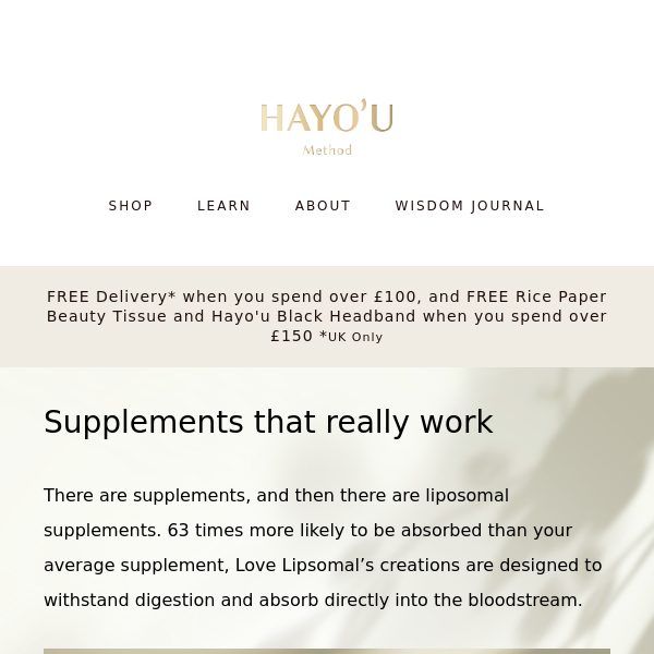 Supplements that really work